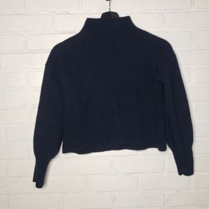 A.L.C. Navy Turtleneck Sweater